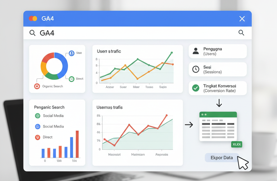 Panduan Awal: Memanfaatkan Google Analytics untuk Memantau Performa Website dan Mengekspor ke Spreadsheet