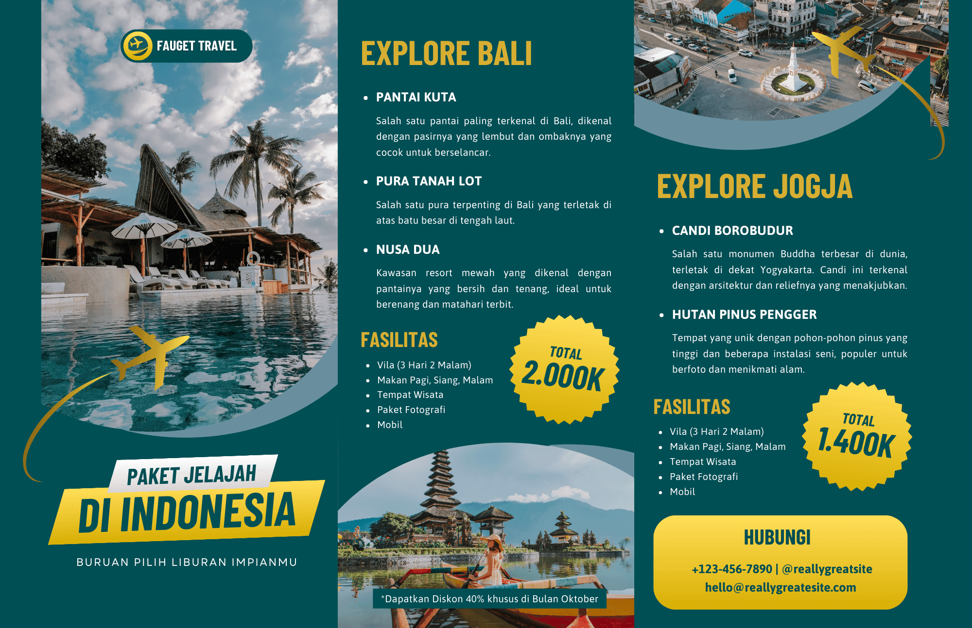 Cokelat dan Oranye Organik Jasa Catering Brosur Lipat Tiga (6)
