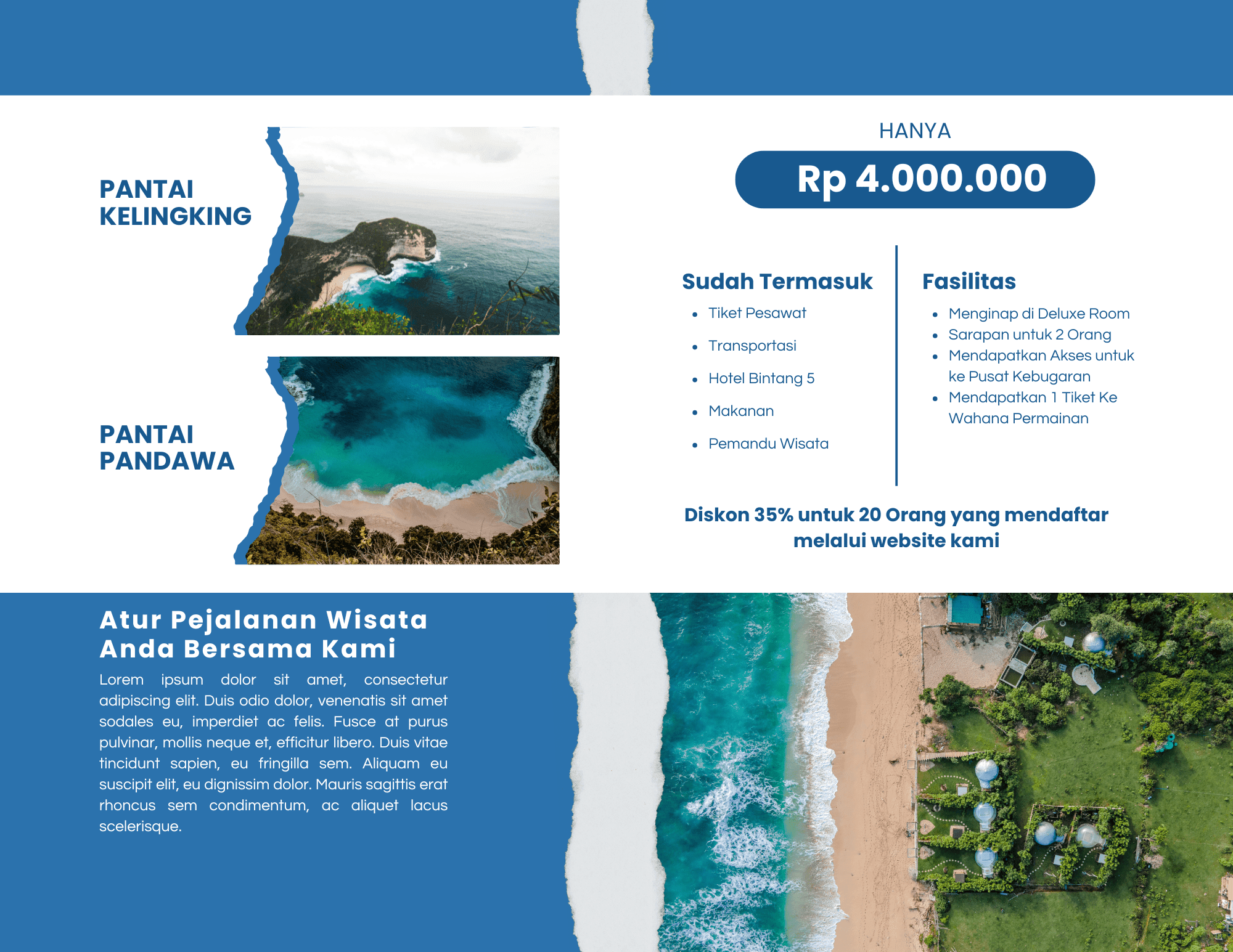 Jasa Desain Brosur 2 Lipat