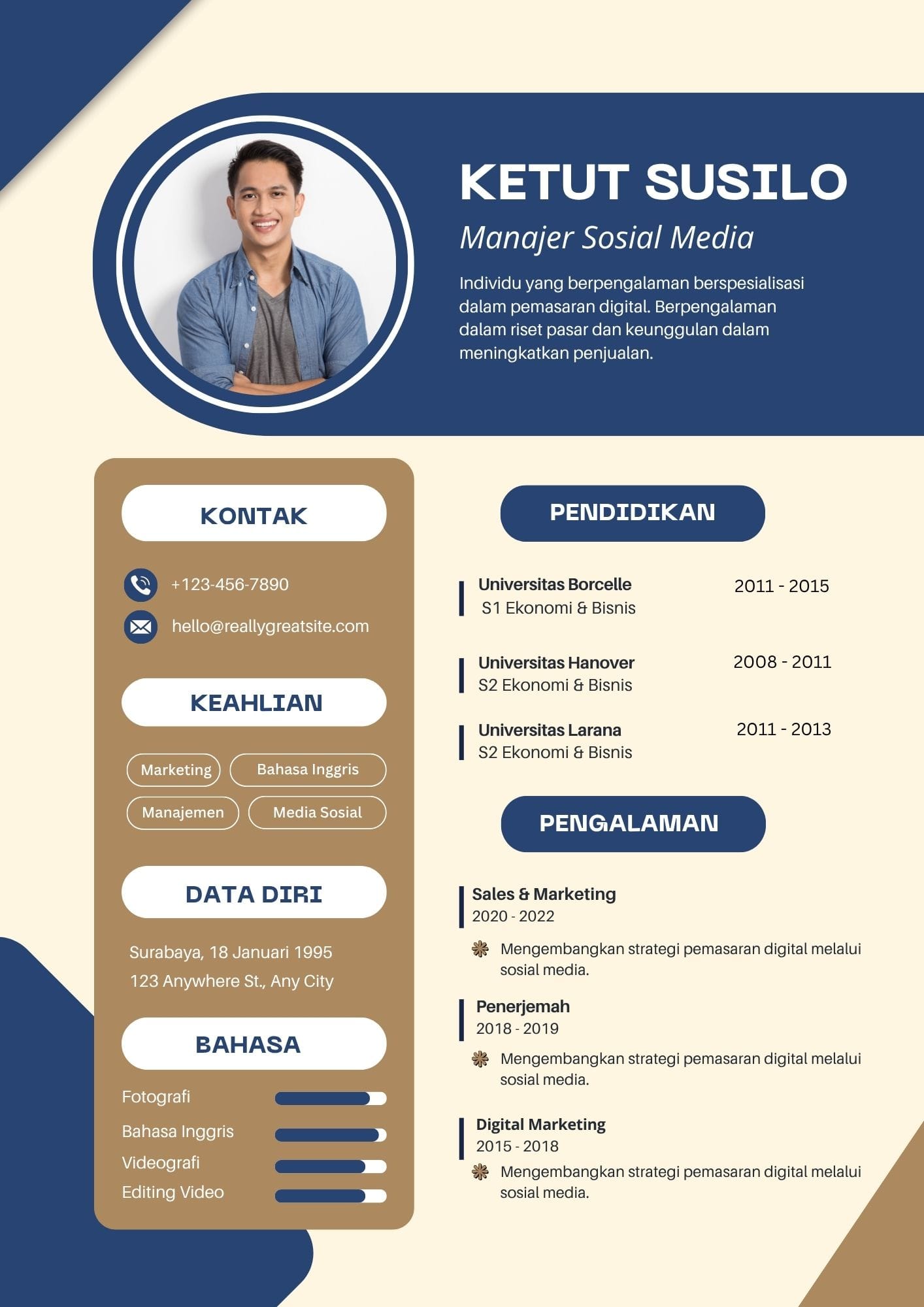jasa pembuatan cv lamaran kerja