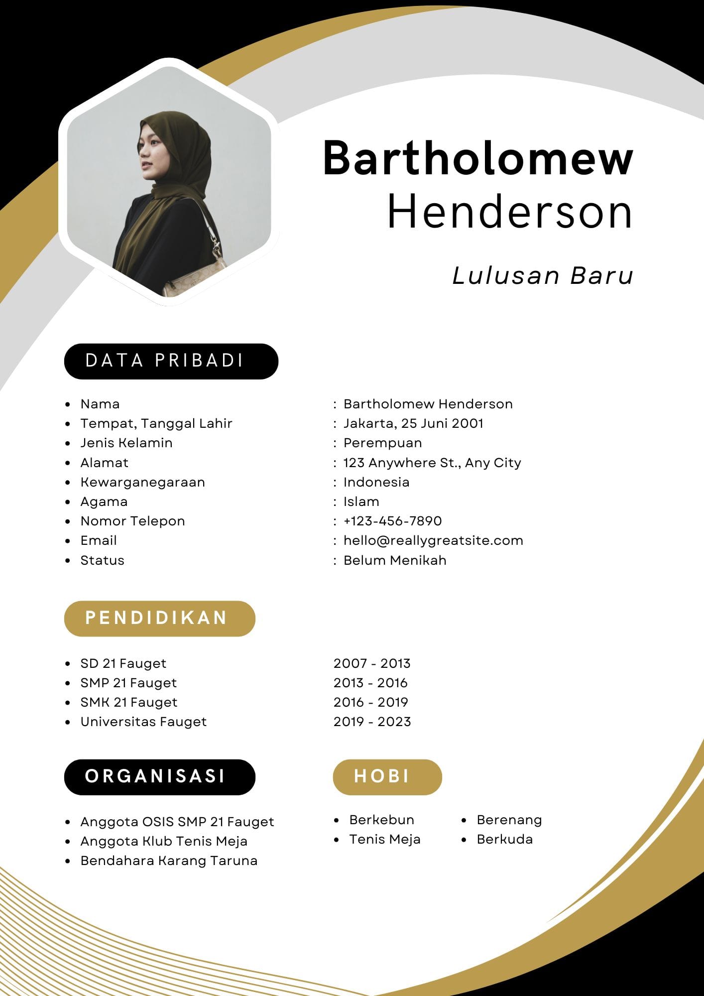 jasa pembuatan cv lamaran kerja