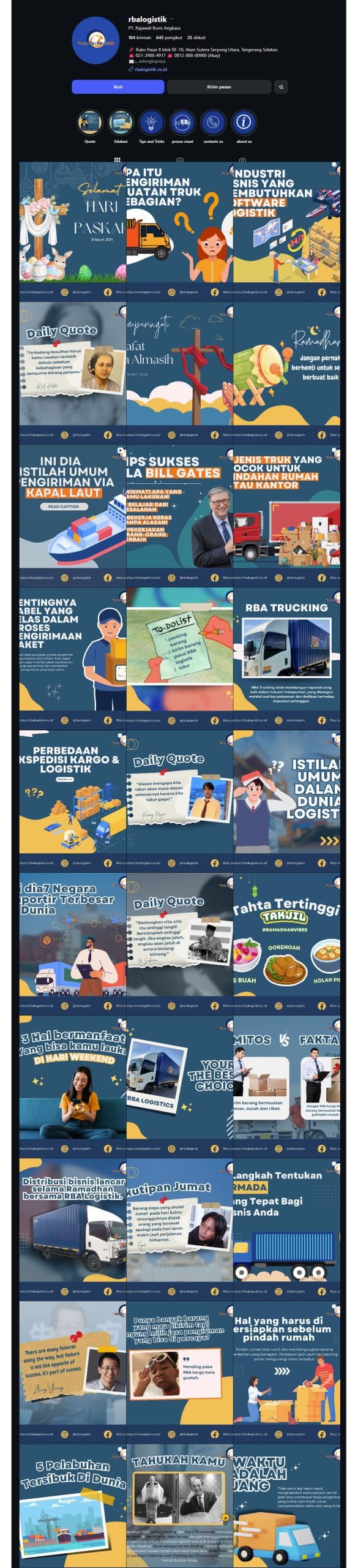 Jasa Desain Feed Instagram