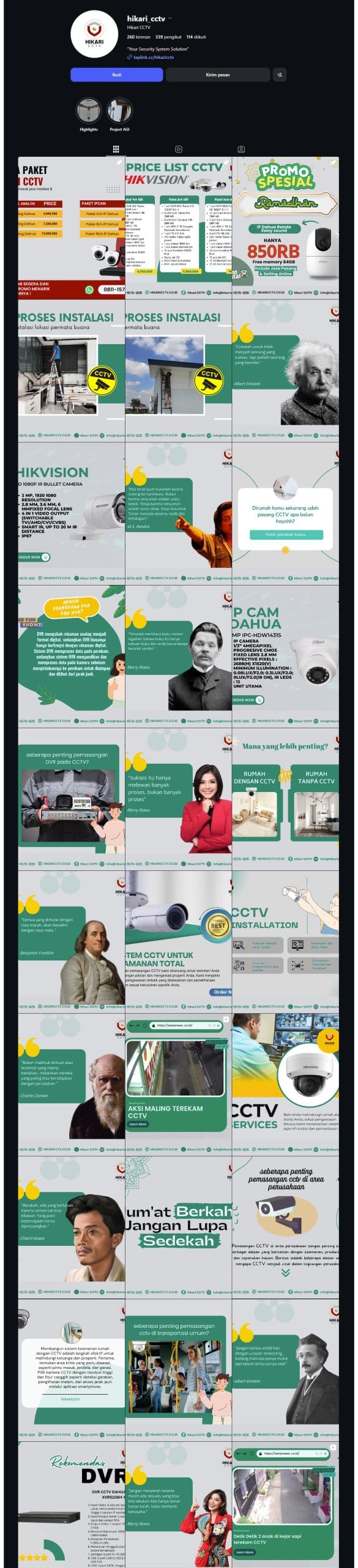 Jasa Desain Feed Instagram