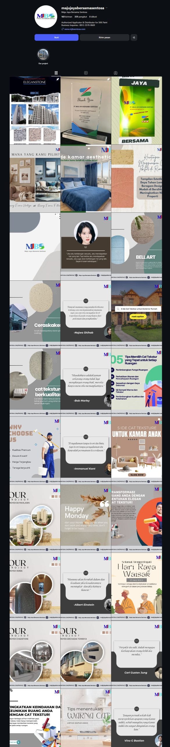 Jasa Desain Feed Instagram